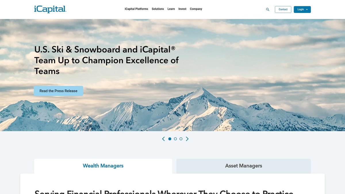 Top 7 Private Equity Platforms to Watch in 2026 - iCapital